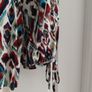 Multicoloures tie sleave Top size 12 Image 7