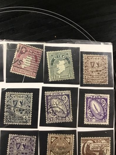 Old Irish Definitive Stamps