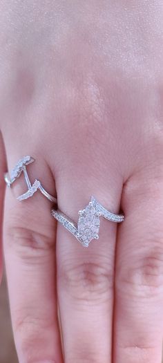 Adara 9ct White Gold 0.50ct Marquise Diamond Ring