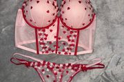 Push up bra + thong set