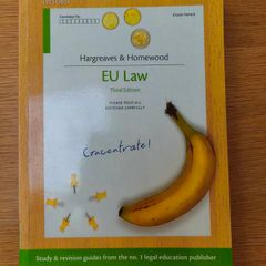 EU Law Concentrate Revision Book