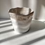 2 Ceramic White Plant Pots Image 2