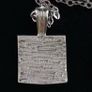 Sterling silver Celtic rune pendant and chain Image 5