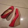 Ladies Shoes Size 40 Coral Wedges Image 3