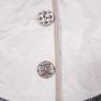 Just White Grey Off-White Baroque Patterned Button-Up Jacket Blazer 10UK/38EU Image 3