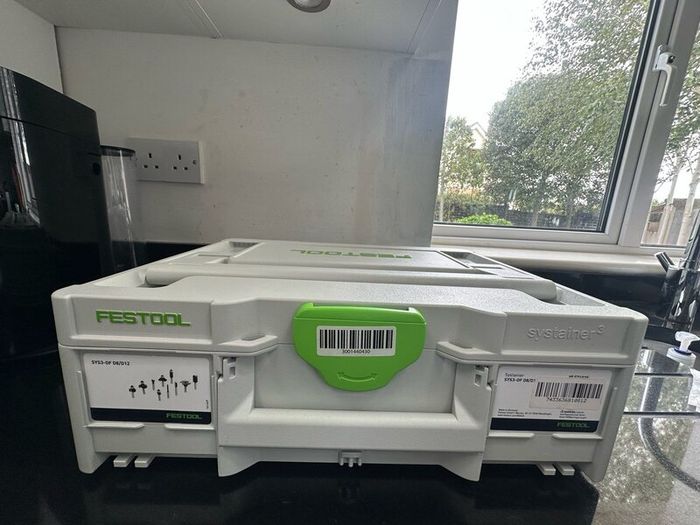 Festool brand new 50 carbide router bit set in Sys
