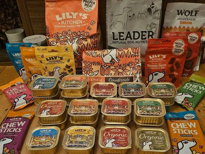 Premium Dog Food and Treats Mega Bundle: Lilys Kitchen and Red Mills Worth 172 euro.