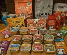 Premium Dog Food and Treats Mega Bundle: Lilys Kitchen and Red Mills Worth 172 euro.