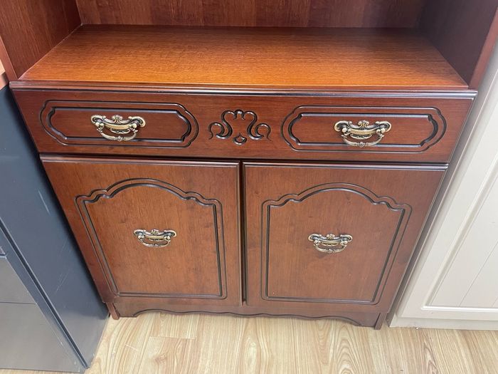 Mahogany Wall Unit with Storage