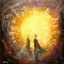Time Machine - Re Love - Abstract Acrylic Figurative Art On Canvas Image 2