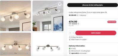 Ceiling Lamp.