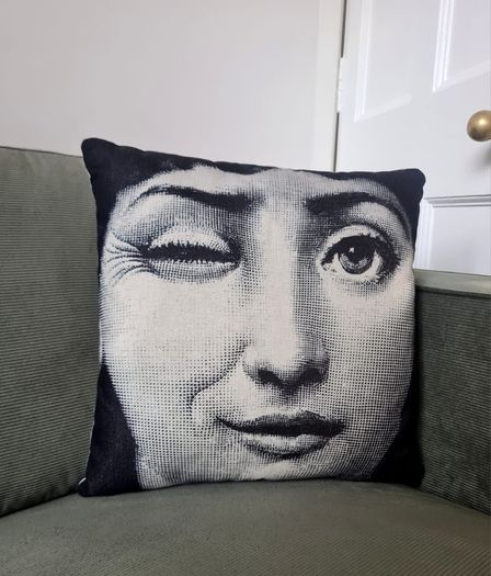 Fornasetti Style Cushion Cover with Filler