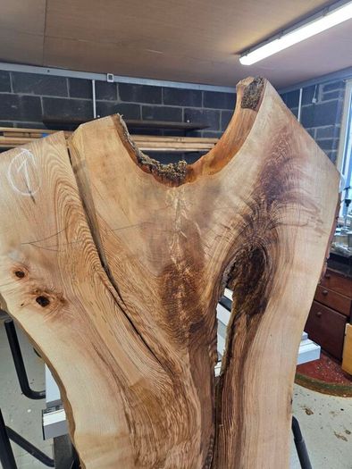 Live Edge Ash Slabs Kiln Dried Hardwood