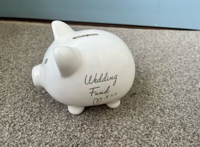 Wedding fund piggy bank