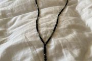 Beaded necklace with cross