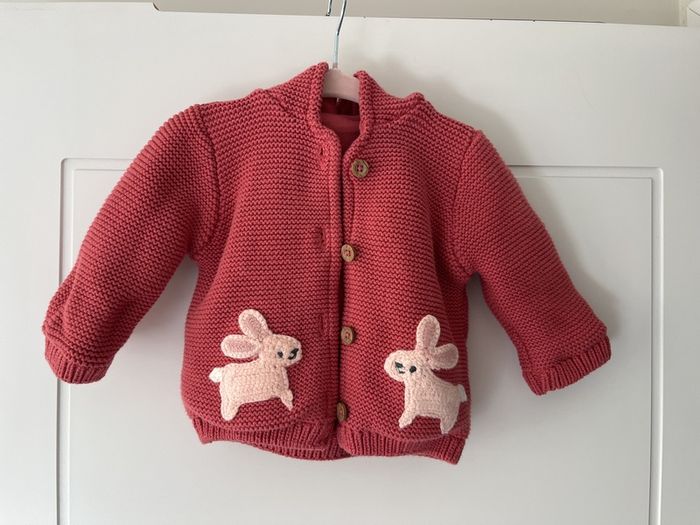 Brand new - Marks and Spencer baby girl hoodie with bunnies