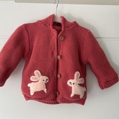Brand new - Marks and Spencer baby girl hoodie with bunnies