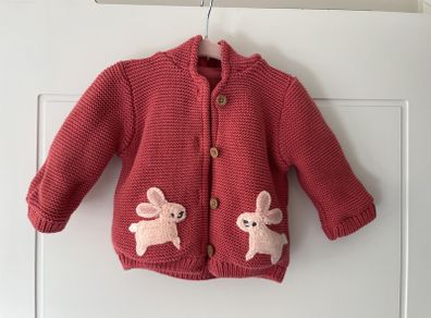 Brand new - Marks and Spencer baby girl hoodie with bunnies