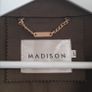 MADISON khaki midi length coat with stud detail open front with tie Sz L (12-16 UK) - Rrp 289 (New) Image 7