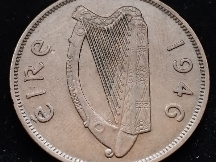 [#2651] - Ireland 1946 | Irish 1d | Irish 1 Penny | KM.11