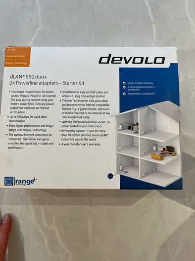 Devolo Powerline LAN dLAN 550 duo