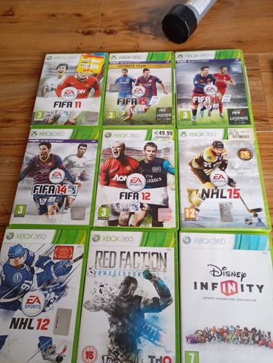 15 games Xbox 360 ,4 games Xbox Live