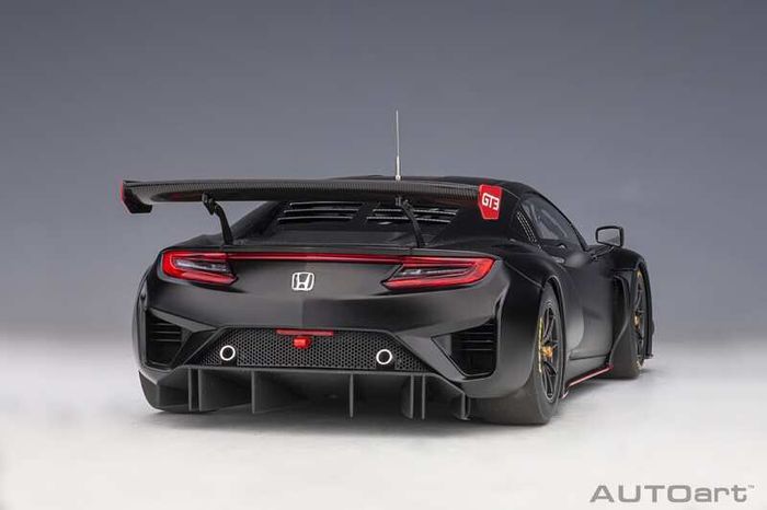 Honda Nsx Gt3 Matt Black - Autoart - 1/18 - New In Box