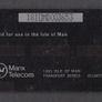 1993 Isle of Man UK2 Car No. 1 Tram (GPT - Magnetic) Phone Card Image 2