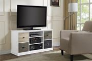 Mercer Tv Console Multicolour Doors 50" White - 1739096uk