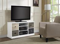 main image for ad Mercer Tv Console Multicolour Doors 50" White - 1739096uk