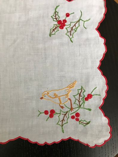 Pre-loved Vintage Hand Embroidered Doilie