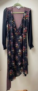Studio By Preen Chiffon Wrap Dress Size Uk10