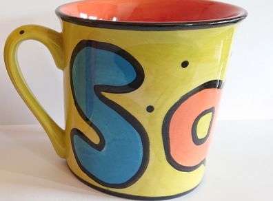 Hand Painted Mug - Multicoloured - 'Sarah' - Giftable