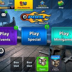8 ball pool account