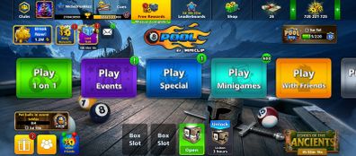 8 ball pool account