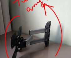 Double arm TV wall mount ROSS TV