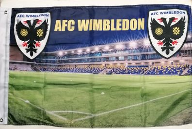 Afc Wimbledon Plough Lane flag