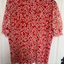 New Soaked in Luxury mesh lined Top / Blouse - Size Medium / Size 10 Image 7