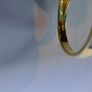 Royal Blue Sapphire Imitation 5.25 ct Gold plated Sterling silver 925 Image 5