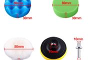 Car Poloshing Pads for Drill 29 Pieces Buffer Polishing Pads Kit 3 Inch Foam Polish Pads Drill Attachment with M10 Drills for Cordless Screwdrivers and Polishing Machines