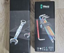 Wera 6000 4-Piece Joker Set & 3950/9 Hex-Plus Multicolour Imperial Stainless L-Key Set