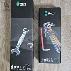 Wera 6000 4-Piece Joker Set & 3950/9 Hex-Plus Multicolour Imperial Stainless L-Key Set