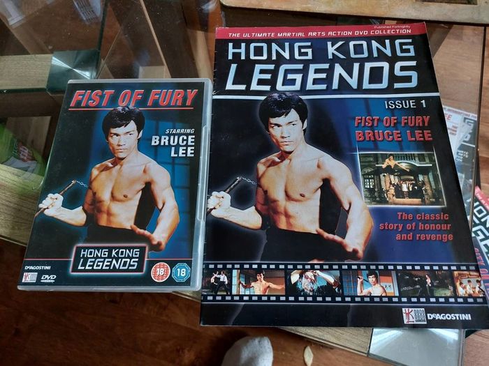 collection of Hong Kong Legend DVDs and magazine