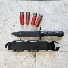 Airsoft bayonet and shells