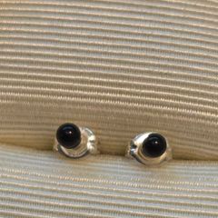 925 Sterling Silver Black Onyx Earrings