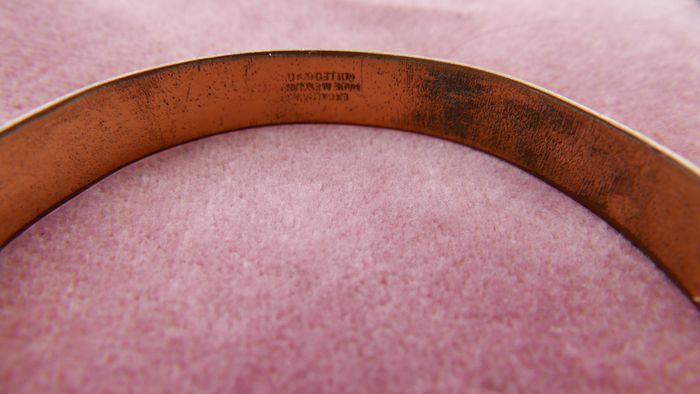 Vintage Excalibur 1/20 RG pre-loved buckle bangle , exclusive to Harrods, by Hatton Garden London. C30