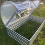 Raised flower beds for greenhouses galvanised steel Image 5