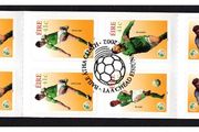 2002 Ireland World Cup Soccer/Football Irish Stamp Heroes Commemorative Stamp Booklet Booklet with First Day of Issue Cancel