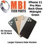 iPhone 11 Pro Max Back Glass Replacement Rear Battery Cover with Adhesive Midnight Green Image 3