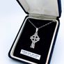 Silver Celtic Cross Marcasite setting Image 7